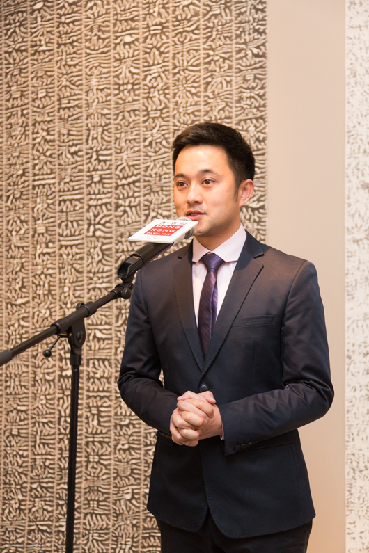 Calvin Hui, co-chairman and director of the Fine Art Asia Fair, sponsors of the Hong Kong Pavilion at Masterpiece, London 2013. Hui seeks to foster strong ties between the Fine Art Asia Fair and Masterpiece. Image courtesy Hong Kong Pavilion.